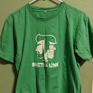 Green Rhett and Link graphic tee